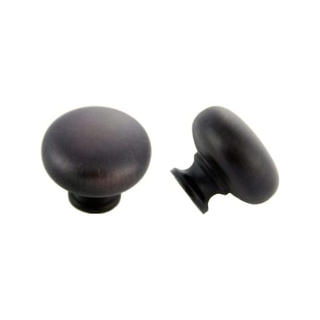 Crown 1-1/2" Cabinet Knob Oil Rubbed Bronze Finish CHK92810B
